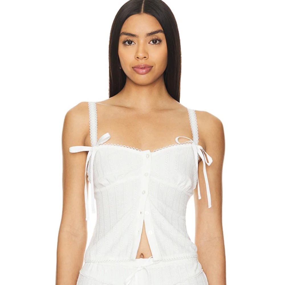 FLL white tank top NWOT